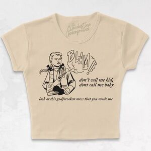 NWOT Taylor Swift The Clandestine Underground Baby Tee